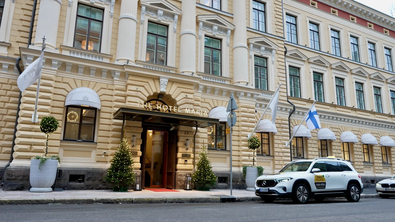 The Hotel Marian julkisivu Helsingin Kruununhaassa